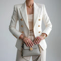 Vivienne | Women's Double-Breasted Blazer, Notch Lapel Blazer Suit | My Sweet Wardrobe
