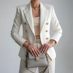 Vivienne | Women's Double-Breasted Blazer, Notch Lapel Blazer Suit | My Sweet Wardrobe