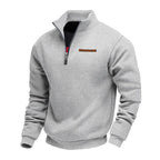 Waldemar | Men's Fleece Jumper, Casual Men's Sweatshirt | My Sweet Wardrobe | Beige