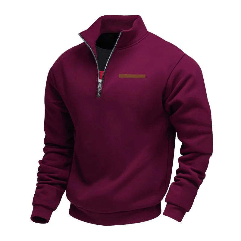 Waldemar | Men's Fleece Jumper, Casual Men's Sweatshirt | My Sweet Wardrobe | Beige