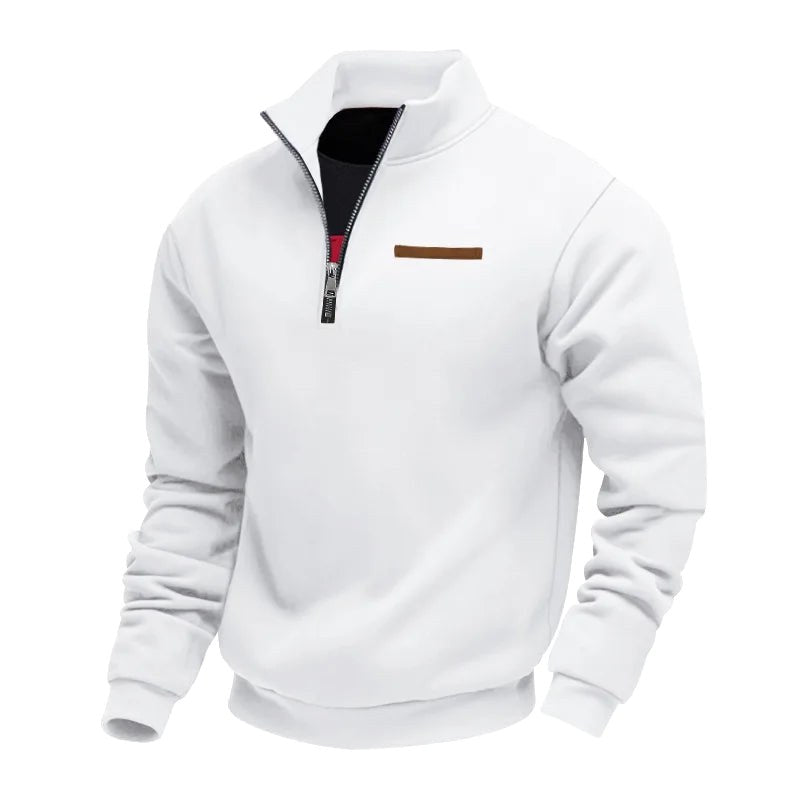Waldemar | Men's Fleece Jumper, Casual Men's Sweatshirt | My Sweet Wardrobe | Beige