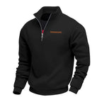 Waldemar | Men's Fleece Jumper, Casual Men's Sweatshirt | My Sweet Wardrobe | Brown