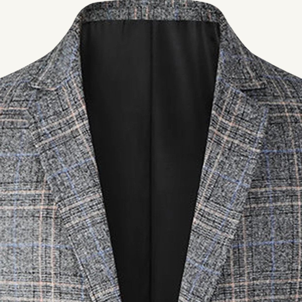 Warren | Men's Checked Lightweight Slim Fit Blazer, Smart Casual Blazer Suit | My Sweet Wardrobe