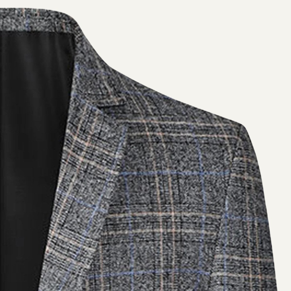 Warren | Men's Checked Lightweight Slim Fit Blazer, Smart Casual Blazer Suit | My Sweet Wardrobe