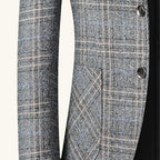 Warren | Men's Checked Lightweight Slim Fit Blazer, Smart Casual Blazer Suit | My Sweet Wardrobe