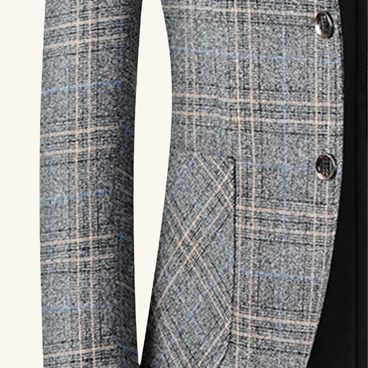 Warren | Men's Checked Lightweight Slim Fit Blazer, Smart Casual Blazer Suit | My Sweet Wardrobe