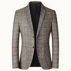 Warren | Men's Checked Lightweight Slim Fit Blazer, Smart Casual Blazer Suit | My Sweet Wardrobe