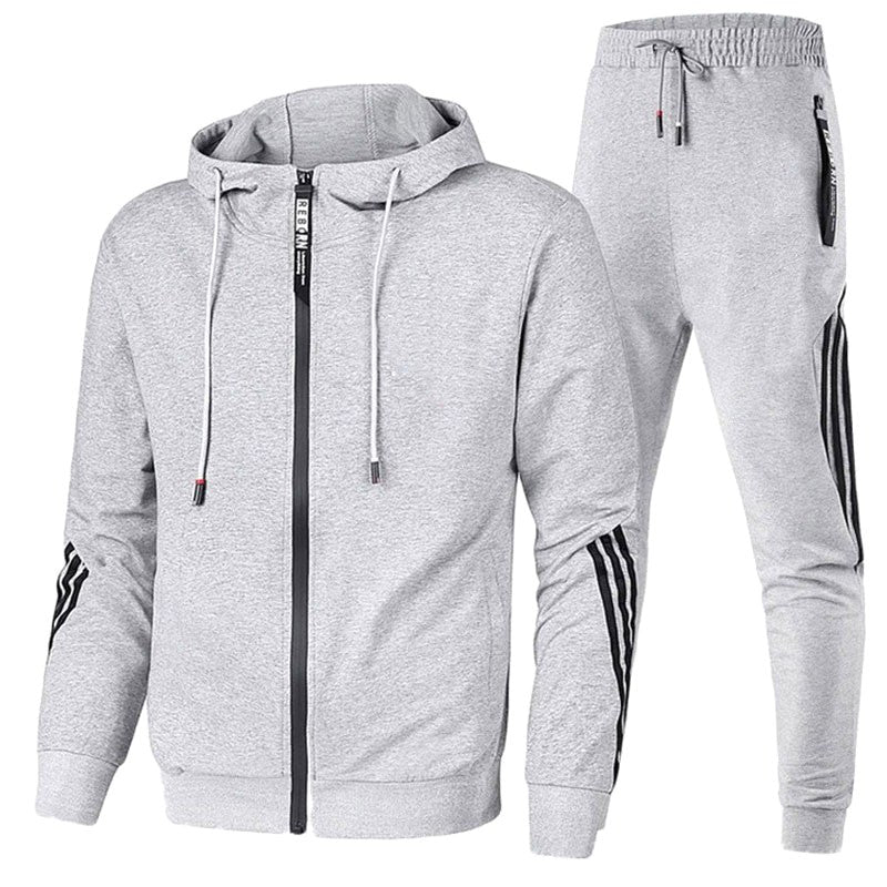 Warren | Men's Relaxed-Fit Tracksuit, Contemporary Two-Piece Set | My Sweet Wardrobe