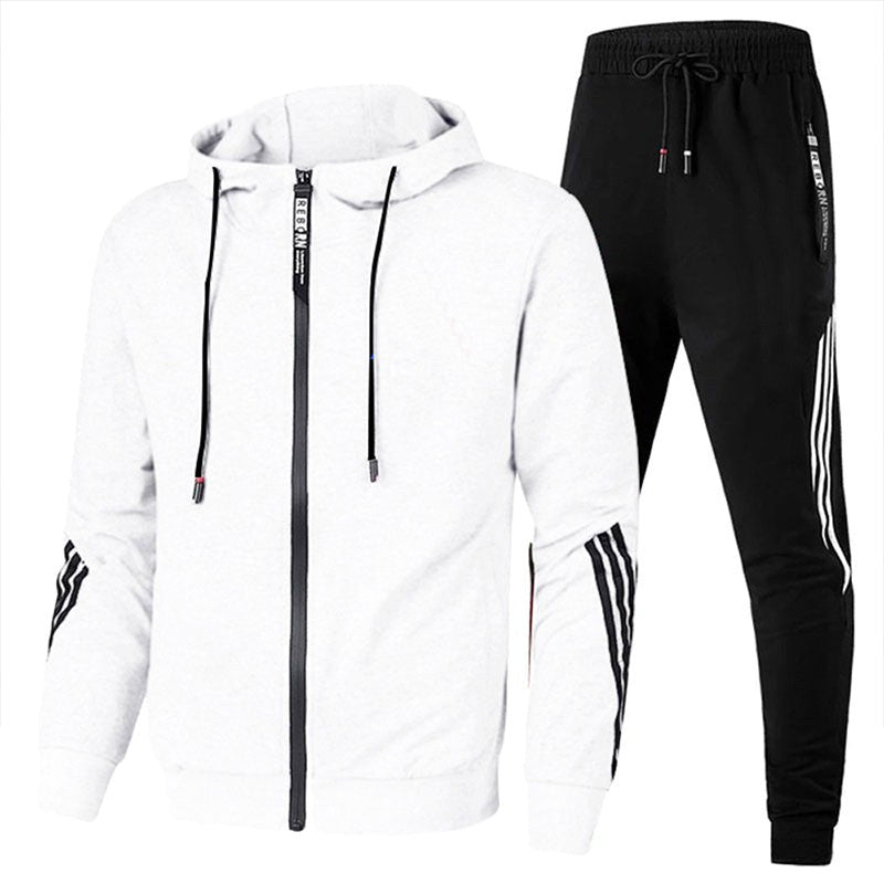 Warren | Men's Relaxed-Fit Tracksuit, Contemporary Two-Piece Set | My Sweet Wardrobe