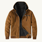 Wesley | Men's Hooded Fleece-Lined Jacket, Warm Winter Coat | My Sweet Wardrobe