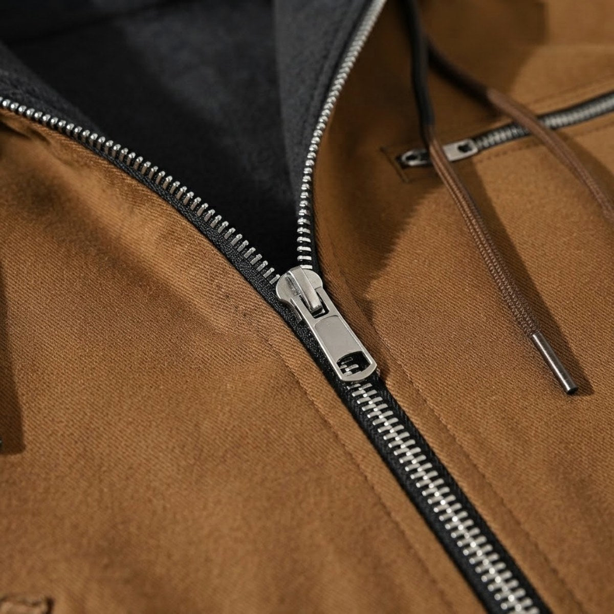Wesley | Men's Hooded Fleece-Lined Jacket, Warm Winter Coat | My Sweet Wardrobe