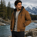 Wesley | Men's Hooded Fleece-Lined Jacket, Warm Winter Coat | My Sweet Wardrobe