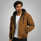 Wesley | Men's Hooded Fleece-Lined Jacket, Warm Winter Coat | My Sweet Wardrobe