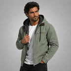 Wesley | Men's Hooded Fleece-Lined Jacket, Warm Winter Coat | My Sweet Wardrobe