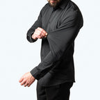 William | Men's Elastic Wrinkle-Resistant Shirt, Long-Sleeve Formal Shirt | My Sweet Wardrobe