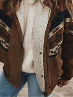 Winifred | Women's Plush Winter Coat, Retro Style Autumn Coat | My Sweet Wardrobe