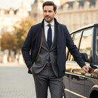 Wyatt | Men's Fleece-Lined Jacket, Relaxed Structured Autumn Jacket | My Sweet Wardrobe