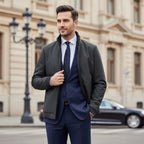 Wyatt | Men's Fleece-Lined Jacket, Relaxed Structured Autumn Jacket | My Sweet Wardrobe