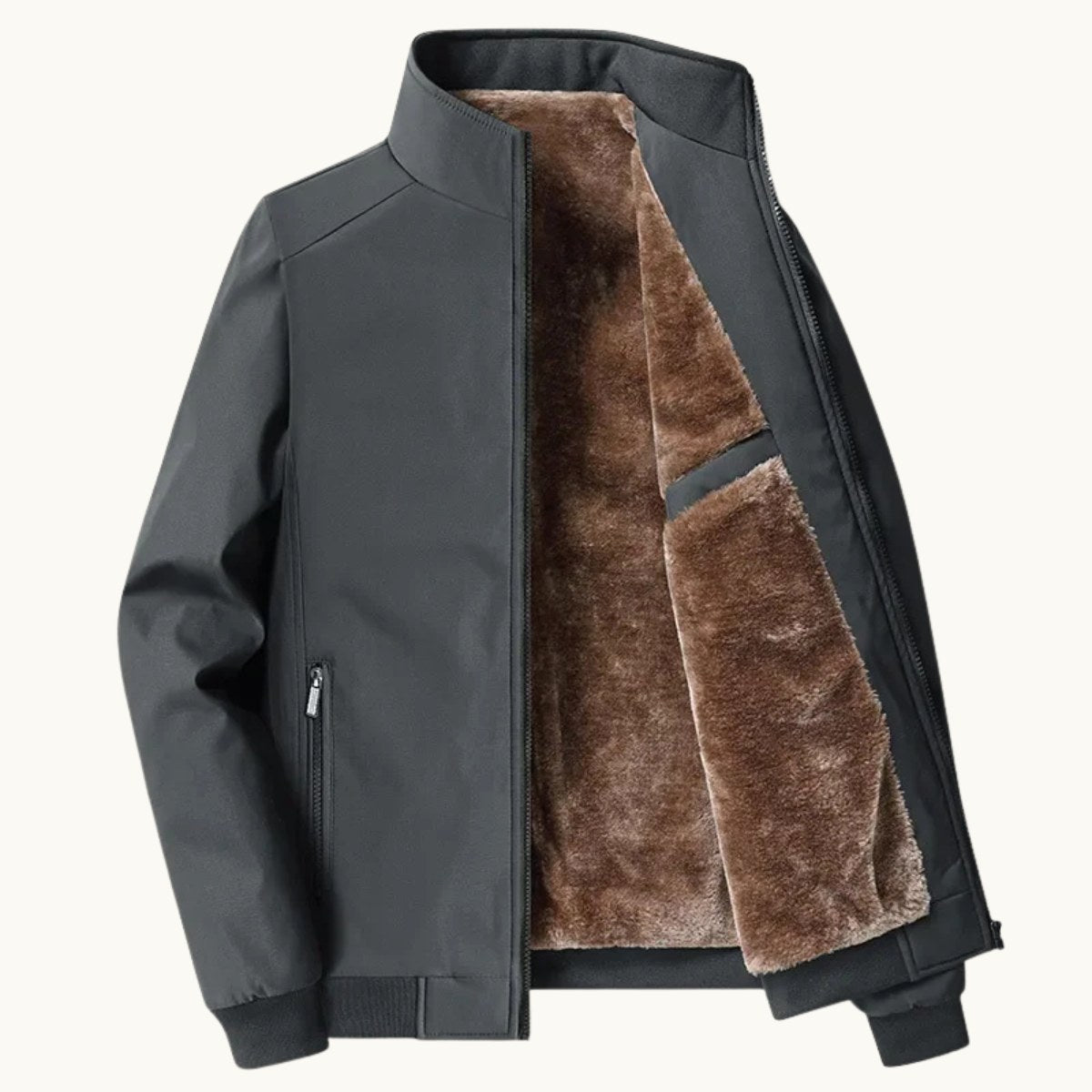 Wyatt | Men's Fleece-Lined Jacket, Relaxed Structured Autumn Jacket | My Sweet Wardrobe